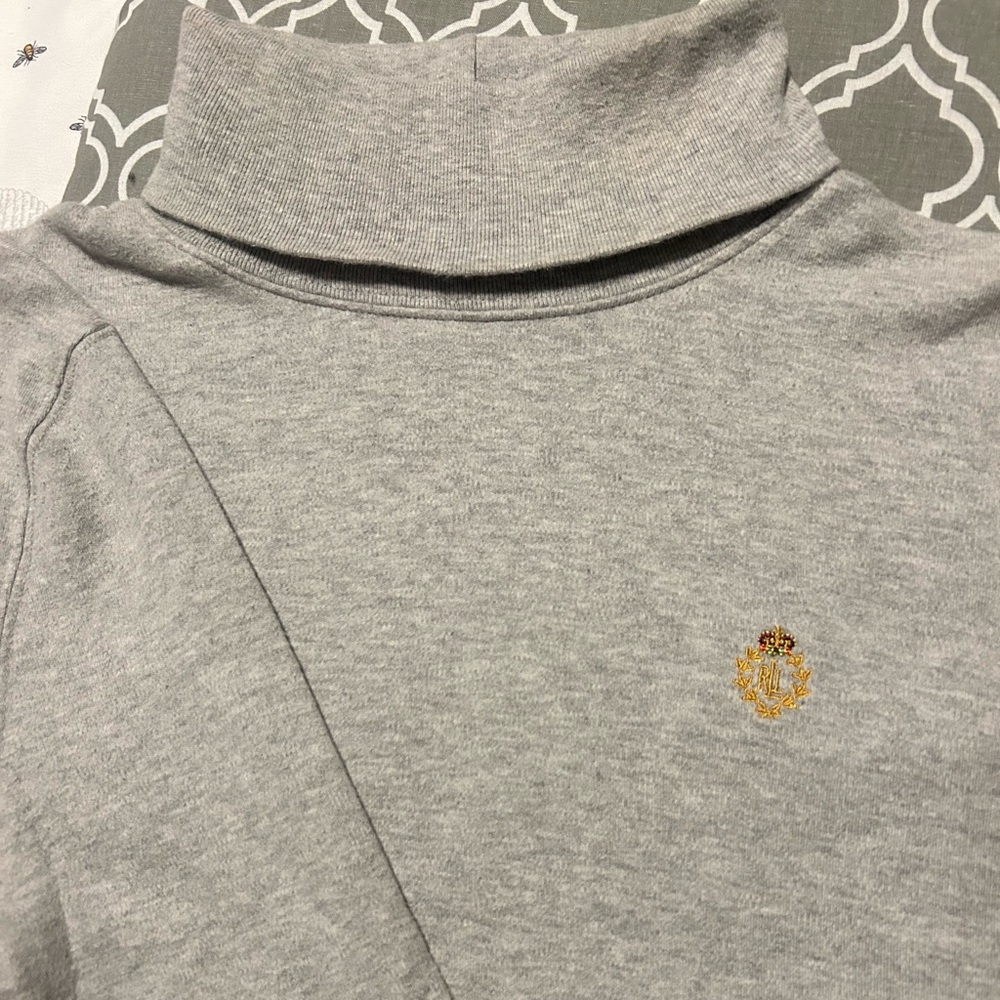 Vintage Ralph Lauren Turtleneck Sweater with Embroidered Logo